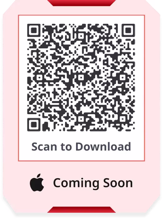 QR code for the ATAS Casino iOS mobile app, labeled "Coming Soon"